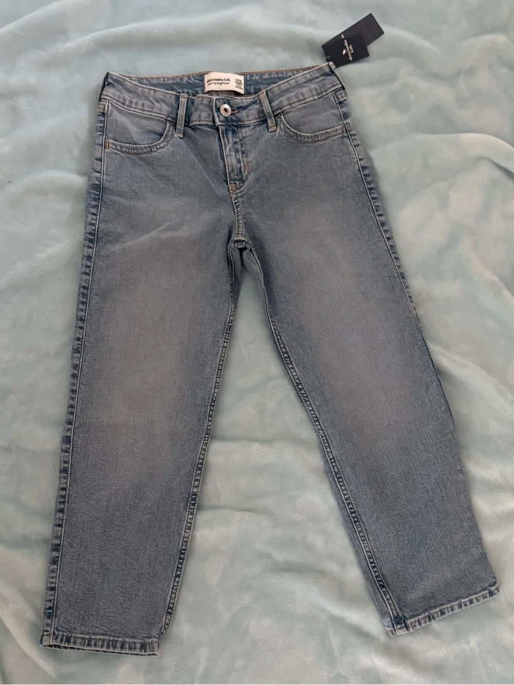 NWT SIZE Short 11/12 abercrombie kids Light Blue Denim Jeans